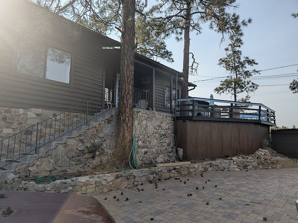 View from driveway