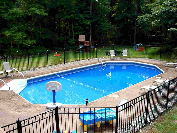 Pool With Private Back Yard
