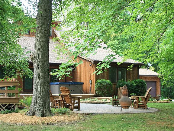 Patio and Front from West