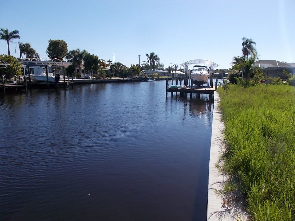 Canal Looking East from Lot Seawall