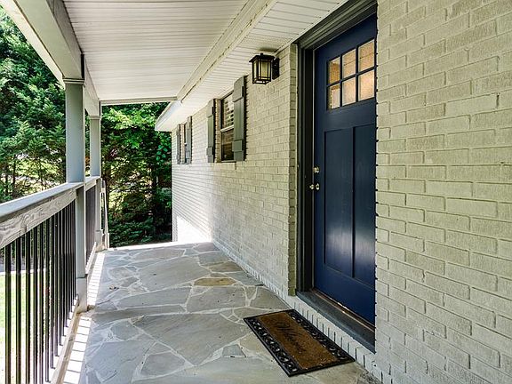 Front porch, perfect for a rocking chair!