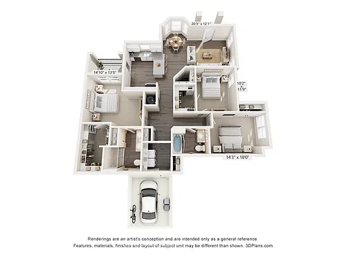 Floor plan Sierra w/Garage