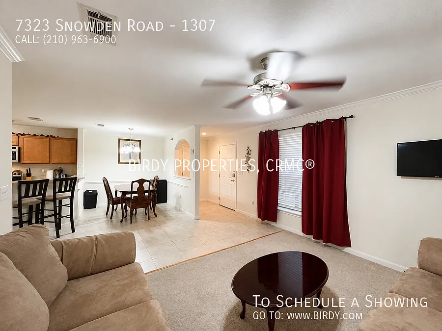 "Spacious 3-Bed Furnished Condo with Granite Finishes at 7323 Snowden Rd, San Antonio!" — Photo 4