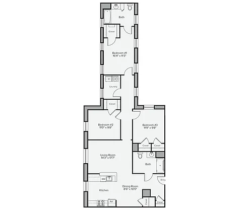 Floor plan C1-1555-Var