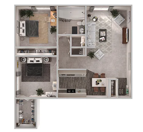 Floor plan 2C
