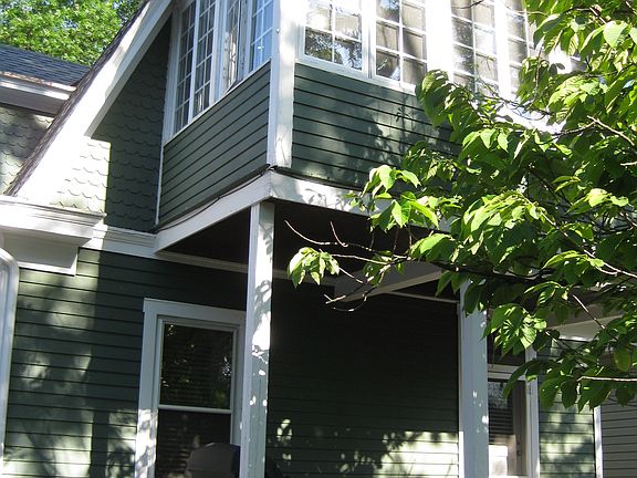 back porch and sunroom