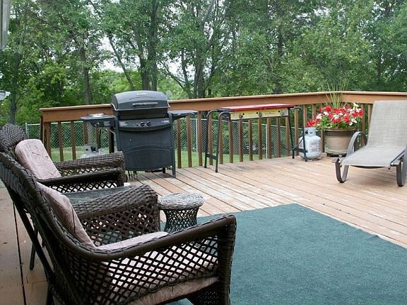 Huge deck - great for summertime entertaining