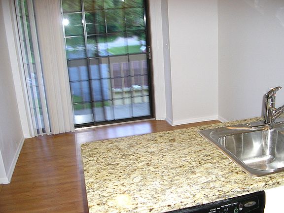Dining area overlooking deck
