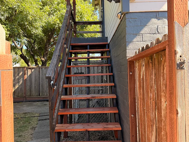 Stairs to front door