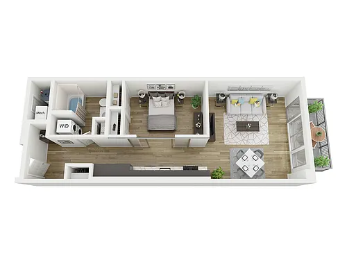 Floor plan Executive Studio 1