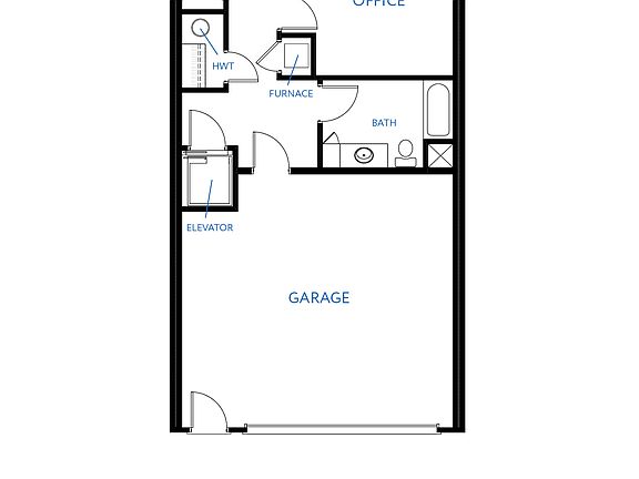 Acadia - Options Floor Plan - Street Level