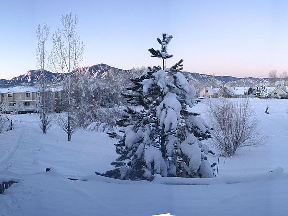 View from master bedroom