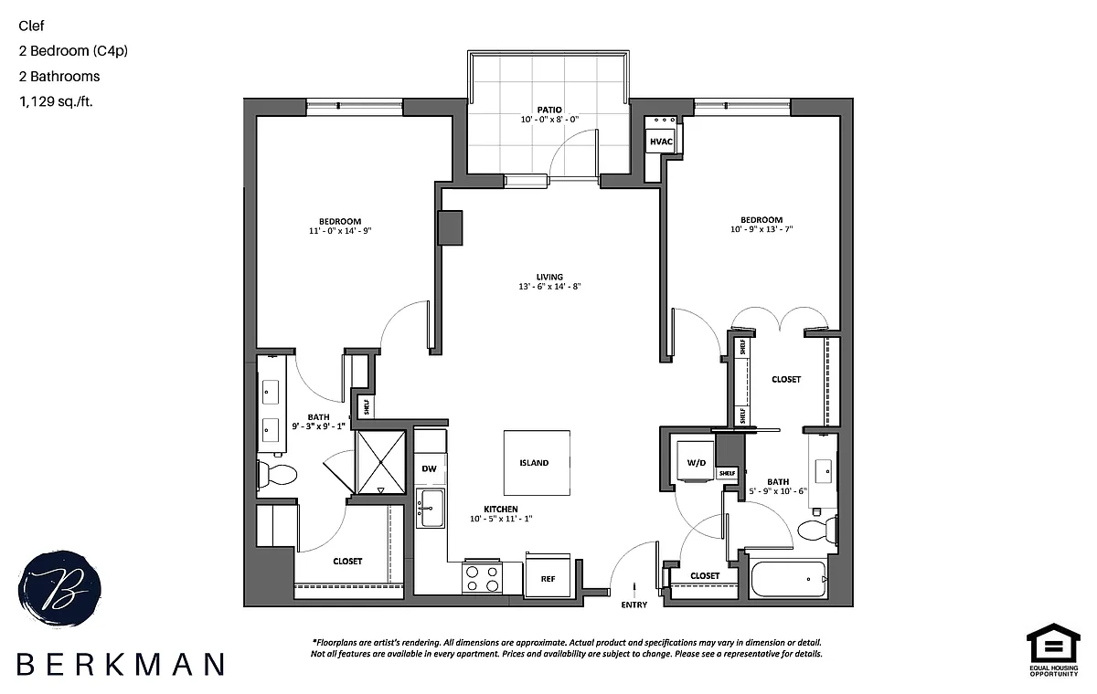 Floor plan Clef