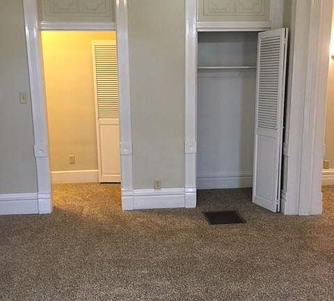 Dining room with closet 