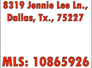 8319 Jennie Lee Ln, Dallas, TX 75227