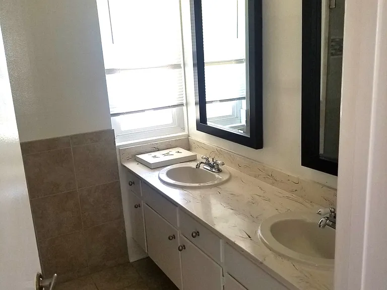vanity at master bedroom's bathroom