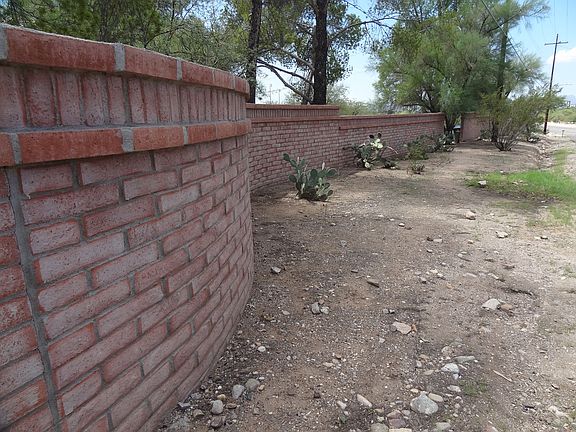 6' High Adobe Wall/River Rd