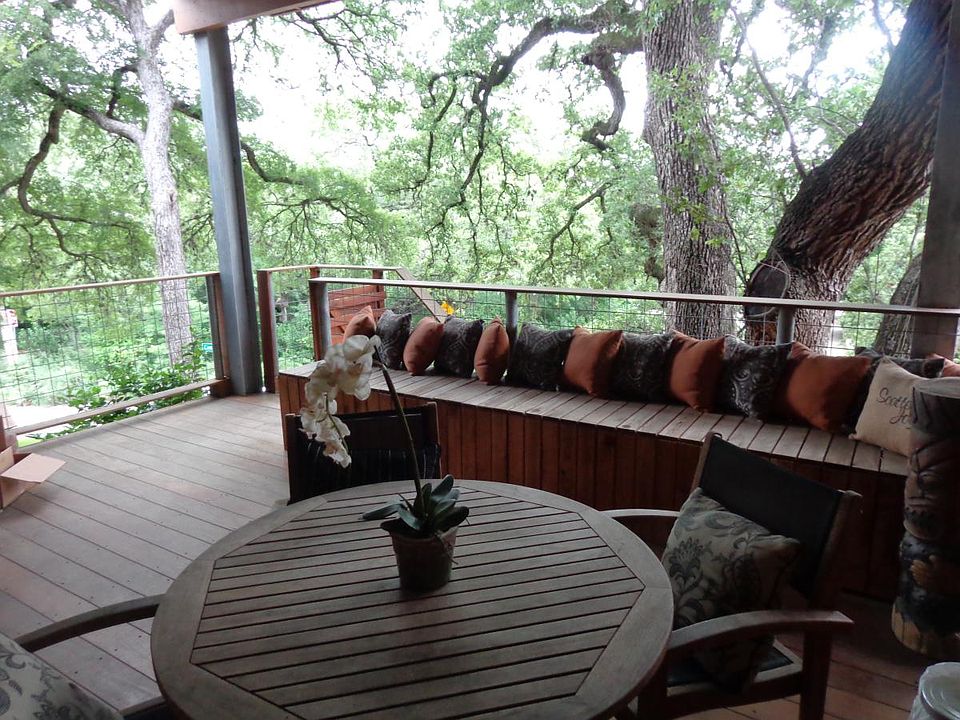 relax with a view of a centuries old live oak tree!