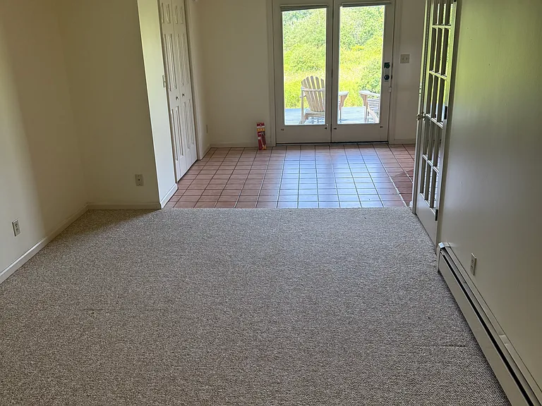 Lower floor living room.