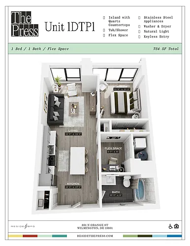 Floor plan 1DTP1