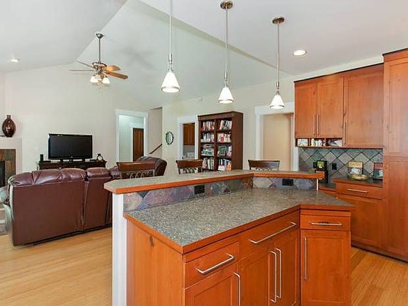 Open to Family room.