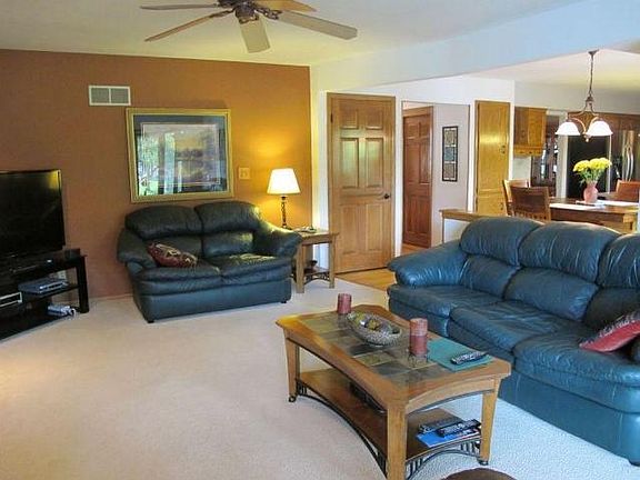 Family room is open to kitchen!