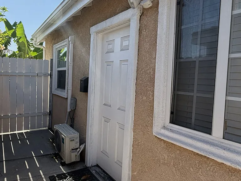 Private entrance _ no shared interior access, full independence and privacy.