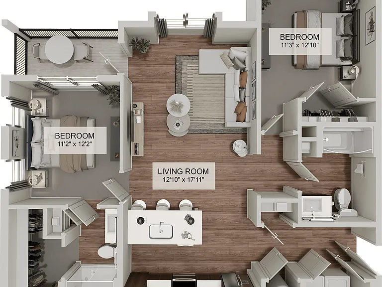 Wrenley Luxury Apartment Homes — Photo 43