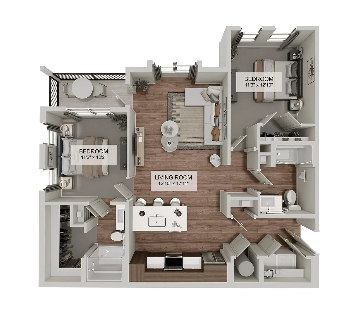 Floor plan The Willow Premier (B1A)