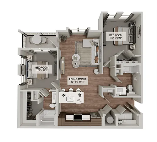 Floor plan The Willow Premier (B1A)