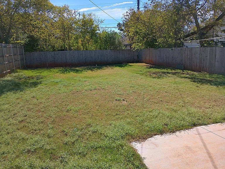 Fenced Backyard