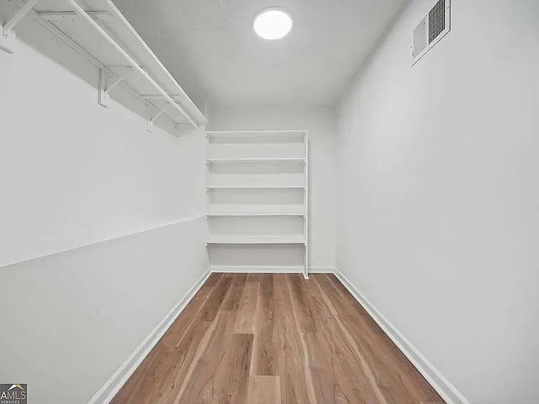 Downstairs closet