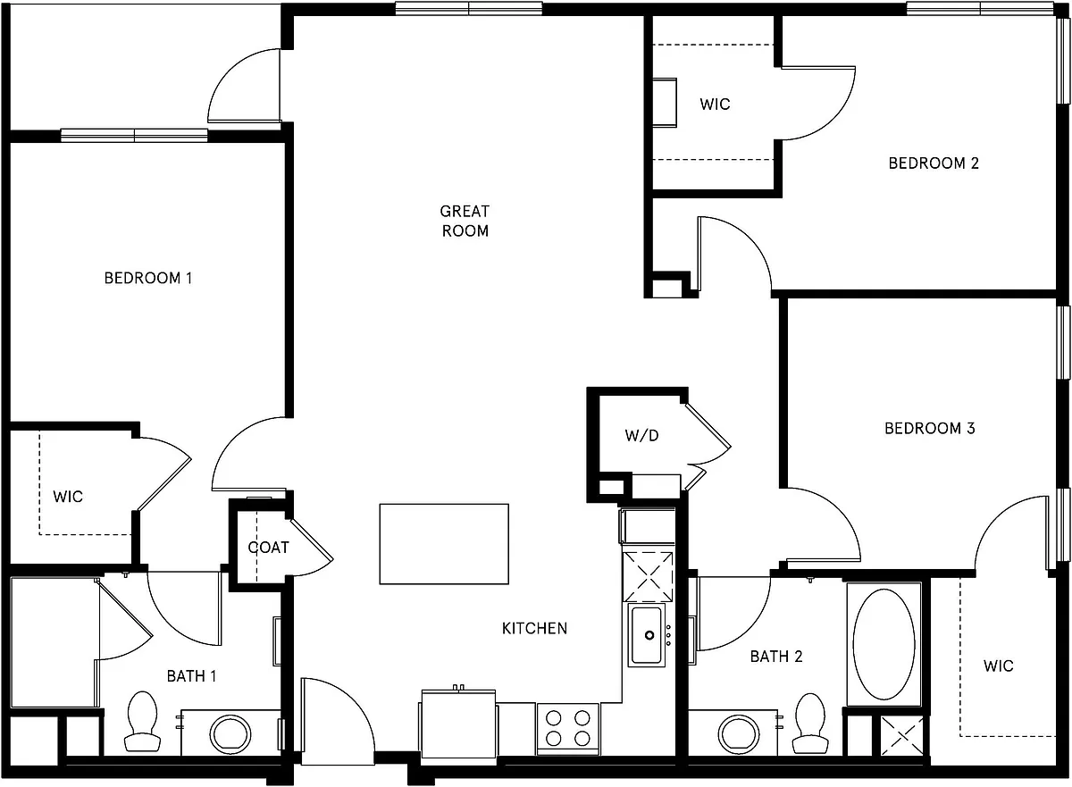 Floor plan 3A
