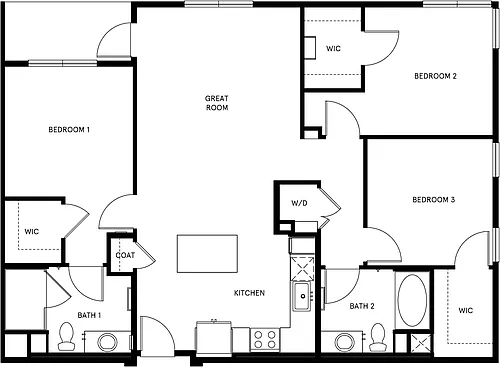 Floor plan 3A