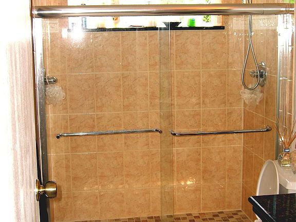 Master Bath, Dual Head Shower 