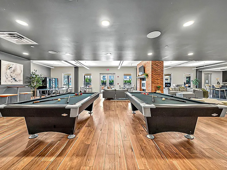 Pool Tables in the community center