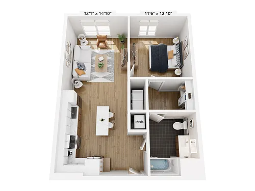 Floor plan A25H