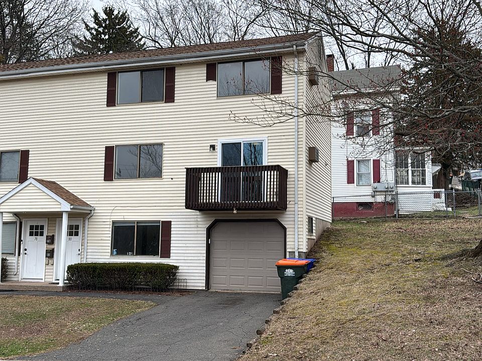 Exterior of 80 Arch Parkway (right side of duplex).