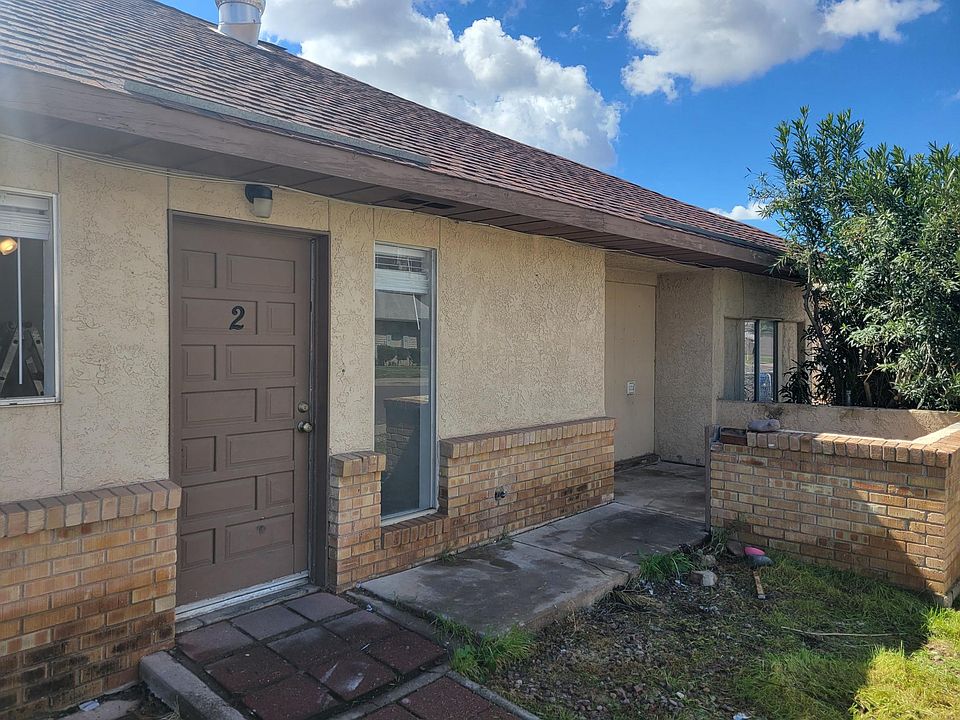 Front door and patio area