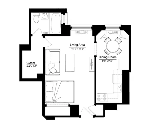 Floor plan Tier 10