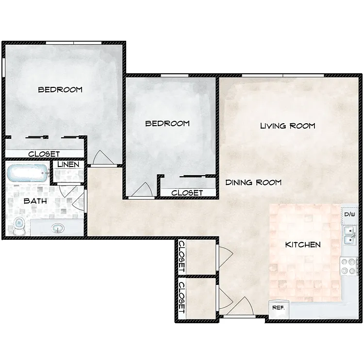 Floor plan Roster