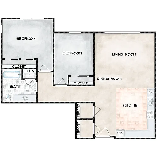 Floor plan Roster