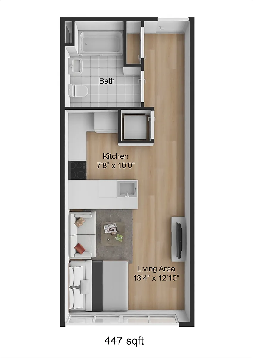 Floor plan Studio - 08 Line