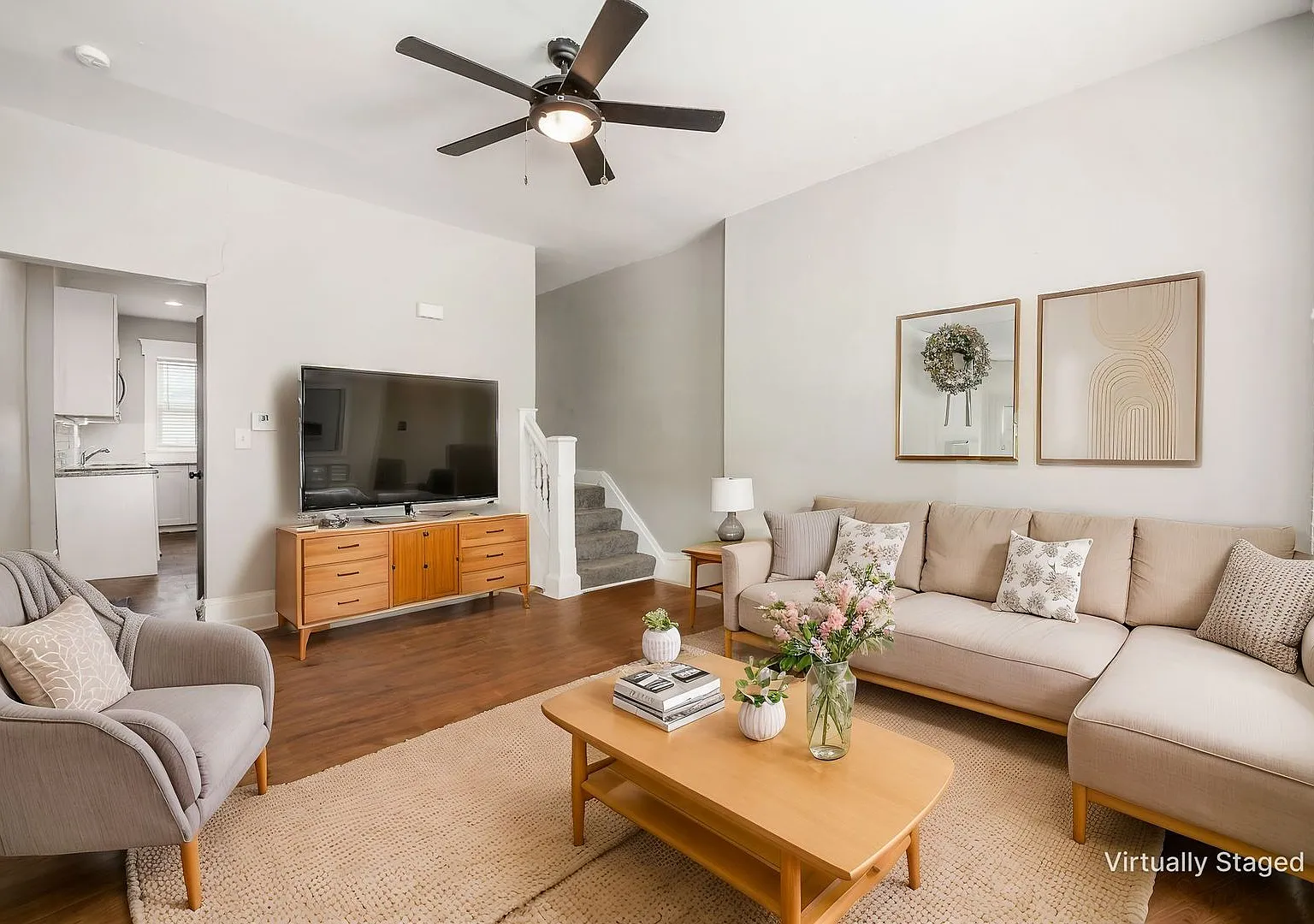 Bright 2BR Corner Townhome! Quartz, Stainless Steel & Private W/D | Pet Friendly! — Photo 1