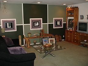 living room from front door