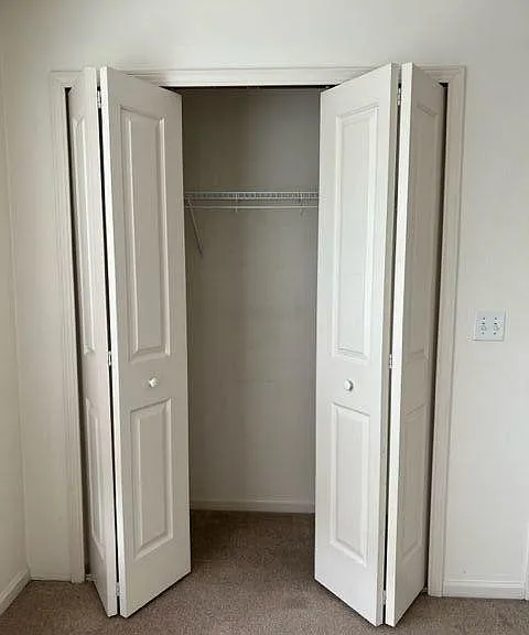Ample storage space in each bedroom