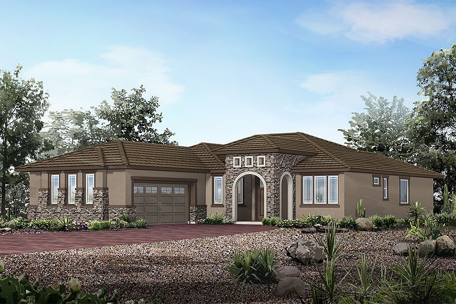 Lookout - Prairie Style Elevation