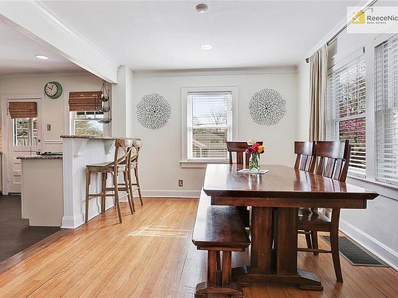 Open kitchen and dining room - and new windows throughout!