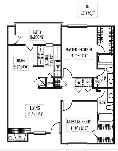 Floor plan B2 (REMODEL)