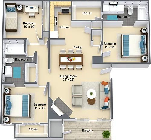 Floor plan Campione